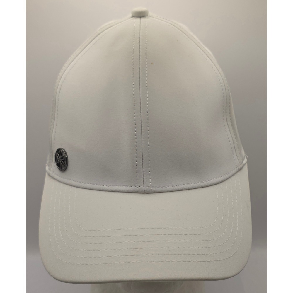 GAIAM Women's‎ White Perforated Baseball Cap Strapback Casual lightweight Hat